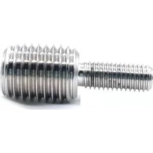 roestvrij staal, schroefdraad, schroefdraad met tw RVS dubbele kop reductieschroefbout conversieschroeven verpakking van 4 verschillende maten(M6x15-M10x15)