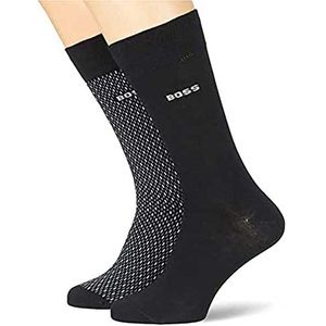 BOSS Heren Regular Sokken, zwart 1, 39-42 EU