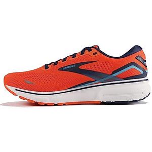 Brooks Ghost 15 Hardloopschoenen voor heren, Koraal Navy Peach, 45.5 EU