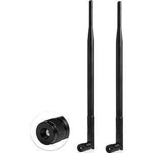 4G LTE Antenne 7dBi RP-SMA Man (Inner Hole Cellulaire Antenne Compatibel met 4G LTE Draadloze CPE Router Hotspot Mobiele Gateway Industriële IoT Router Trail Camera Game Camera Outdoor Beveiligingscamera