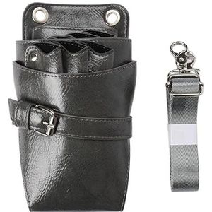 Schoudertas, kappersgereedschapstas, draagbaar, voor kapsalon, modieus design, voor het stylen van haar, schouderriem, professioneel, grijs