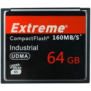 Extreme 64 GB compacte flashgeheugenkaart, High Speed CF-kaart voor professionele fotograaf, videograaf, liefhebber