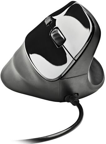 Computer Muis - Ergonomisch - Bedraad - Zwart - 5 Knoppen