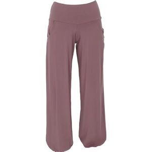 GURU SHOP Yogabroek van biologisch katoen, harembroek, dames, Oudroze, 38