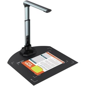 Document Scanner, Draagbare boekscanner met verlengingsstandaard 12MP USB-documentcamera, OCR-zoom for A3/A4-formaat laptop Webconferenties Paint Tool,for Teaching Business Meetings