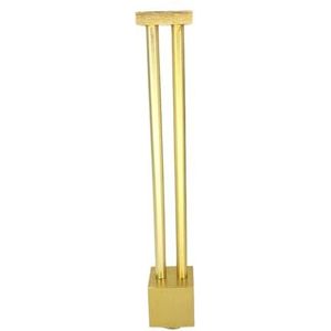 HNEJA 4 stuks Materl gouden poten poten verstelbare stoel bank karbinet coach meubelvoet 25 cm/30 cm aluminium (kleur: 30cm-01, maat: 4 stuks)