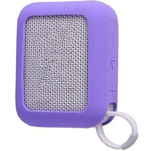 voor Jbl Go4 Audio Beschermhoes Outdoor Speaker Opslag Lege Case Zachte Siliconen Beschermhoes Anti-Drop (Paars)