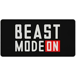 Beast Mode Op Mode Bureau Muismat Antislip Gaming Muismat Accessoires Decor 30x60cm