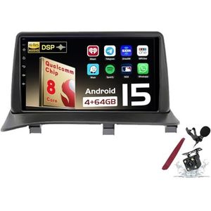 Android 15 Autoradio Sat Navi voor M-itsubishi Delica (1994-2007) 9 Inch Touchscreen Multimedia Speler met Draadloze Carplay GPS Navigatie FM RDS Bluetooth 5G-WiFi SWC DSP,M100s