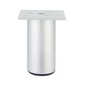 MIKFOL Aluminiumlegering kast poten tafel en stoel voetpads verstelbare bank poten badkamer kast tv-kast salontafel meubels ondersteuning poten (kleur: 8 cm zand zilver)