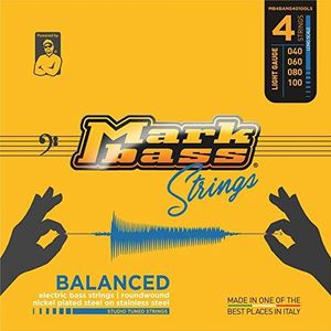 Markbass Balanced Series Strings 4s 40-100 - Snarenset voor 4-string basgitaar
