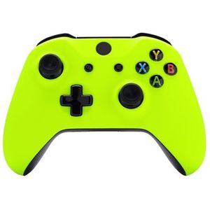 eXtremeRate Neon Geel Voorplaat Cover voor Xbox One Wireless Controller (Model 1708) - Custom Case Vervanging Front Behuizing Shell voor Xbox One S & X - NIET Inbegrepen