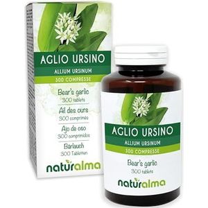 Daslook of Wilde knoflook (Allium ursinum) bladeren en bollen Naturalma - 150 g - 300 tabletten - Voedingssupplement - Natuurlijk en Veganistisch