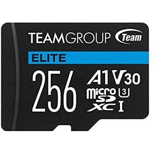 Team Group - Elite - microSDXC A1 UHS-I U3 V30 - 256GB - Geheugenkaart