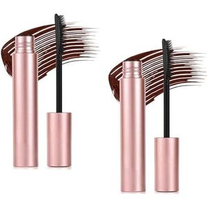 LZcczl Relaxrich Mascara, Verlengend en Krullend, Waterproof, Langdurig en Smudge-Free, Zwart/Bruin
