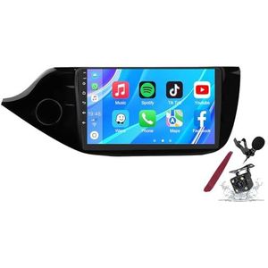 Android 14 Autoradio Stereo voor K-IA CEE'D JD (2012-2016) 9-inch Touchscreen Multimedia Speler met Draadloze Carplay GPS Navigatie FM RDS Bluetooth 5G-WiFi SWC DSP,M100s