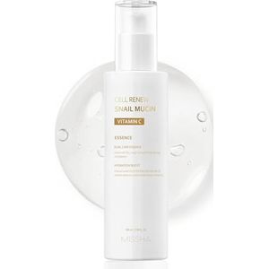 Cell Renew Vitamine C Essence Serum met slakkenmucine, 100 ml, Koreaanse huidverzorging, hydraterend voor kristalhuid, slakkenmucine-serum voor een