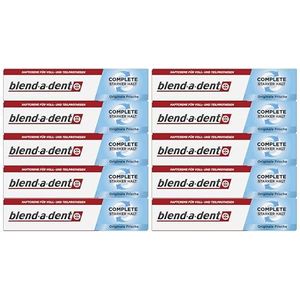 Blend-a-dent 10 x 47 g Blend-a-dent originele super hechtcrème - extra sterk - compleet