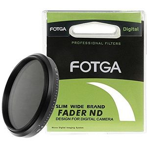 Fotga Slim Fader Variabele ND Filter Verstelbare ND2 tot ND400 Neutrale Dichtheid (72mm)