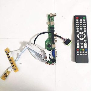 kit voor LP156WH2 VGA remote 40pin LVDS LCD TV AV USB HDMI 1366X768 LED Controller driver board Panel Screen 15.6 inch (LP156WH2 (TL) (AC)