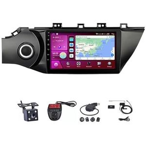 Android Touch Screen Car Stereo 10 Inch Car Stereo Radio Plug And Play Autotoebehoren Autoradio met Bluetooth En Navigatie En Achteruitrijcamera Voor KIA Rio 3 K2 2019 2018 2017(M600S 4G+WIFI 6G+128G)