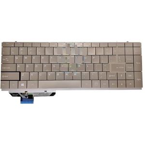 Laptop verlicht toetsenbord MB3191002 PRIDE-K3791 Notebook verlichte gouden toetsen(US English)
