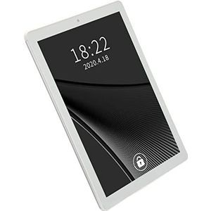 10 Inch Tablet, 3 GB RAM 64 GB ROM Zilver HD IPS-scherm voor Android 11 Tablet-pc Ondersteund Meertalig voor Thuis voor Mannen voor Dagelijks (EU-stekker)