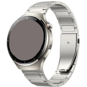 22 mm titanium metalen band geschikt for Huawei Watch4Pro GT3Pro 46 mm ultieme pasvorm for Samsung horloge 46 mm GearS3 45 mm geschikt for Amazfit GTR 47 mm band(Titanium gray,For Samsung Gear S3)