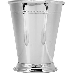 Gehamerde Mint Julep Cup, Mint Julep Cup Praktische Retro Hoge stabiliteit Elegant voor Bar(Klassiek zilver)