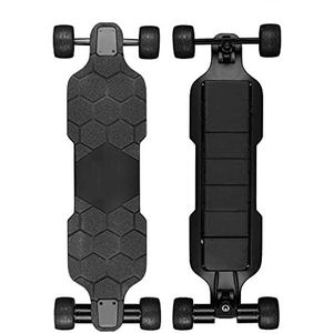 1 STKS Elektrisch skateboard met dubbele aandrijving, elektrisch longboard met lange levensduur van de batterij, 2 * 1300 W-motoren, maximale belasting: 264 lbs/120 kg (11CM Rubber 15ah)