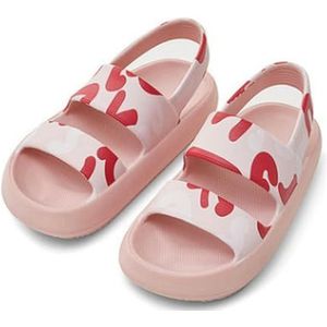 BDWMZKX Slippers Cloud Slippers Women Men Shower Slippers Sandals Can Be Worn Outside In Summer Thick-soled Soft-soled Sandals For Men And Women -pink-38