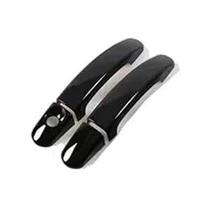 Voor Vauxhall Voor Opel Voor Corsa D S07 Voor Viva 2006~2014 Autodeurgrepen Covers Exterieur Kras Beschermend Decor Auto-accessoires(1 Keyhole No Button 5)