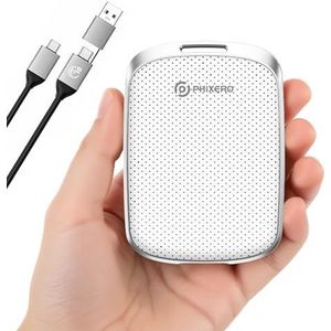 PHIXERO P5plus Portable SSD 128GB Wit