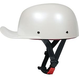 Motorhelm, For heren Vintage helm Duitse stijl fiets cruiser chopper scooter bromfiets ATV helmen H,XL=59-60cm(B,M=5556cm)