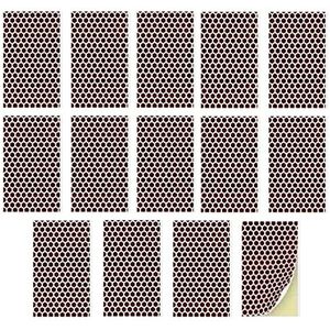 14 stuks Match Striker Papier met Lijm, Zelfklevend Match Fosfor Papier voor Open Haard Decor Strike Strip Stickers (5x3cm)