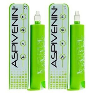 PARAVOSTRA | Aspivenin | Gifpomp | Zuigt pijnloos alle gif | Verlicht pijn veroorzaakt door beten of beten van giftige dieren | Gemaakt in Frankrijk | Set van 2 x 1