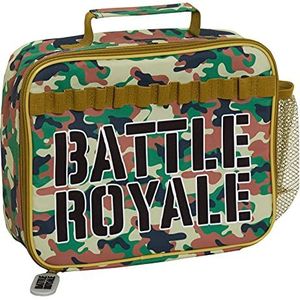 Battle Royale Officiële rugzak voor Terug naar School Jongens Grote Camouflage Rugzak Camping Scoutts en Cubbs Kinderen Reizen Terug naar School Gaming Tas met Flessenhouders Gamer Satchel Duffle Bag,