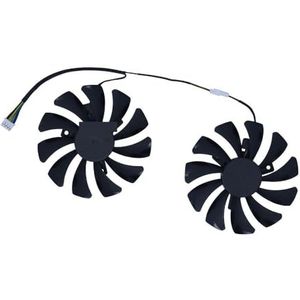 2 stuks/set videoventilator, XY-D09010SH, VGA-koeler voor JIESHUO RX6600 8GB RX 6600M Gaming/Mining RX5500XT 8G 128bit desktopkaartkoeling