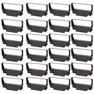 Efficiënt Inktlint Pack van 24 Zwart en Rood voor TM U220, M188B, BTP M300