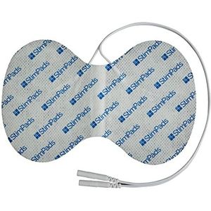 StimPads ""Simpelweg betere"" sixpack elektrode met dubbele 2 mm pinaansluiting - goede hechting en geleidbaarheid - herbruikbare en duurzame TENS - EMS-kleefelektrode - gecertificeerd medisch