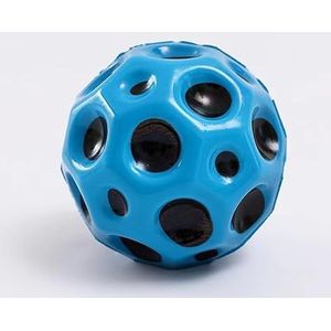 EMCOF Astro Jump Ball, Space Ball Super High, Bouncing Bounciest Light gewichtschuimbal, maanbal, gemakkelijk vast te pakken en vanger, sporttrainingsbal, springballen voor kindercadeau (blauw)