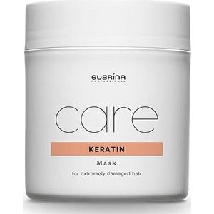 Subrina Professional Care Keratine haarmasker voor extreem beschadigd haar, sheaboter en keratine, 500 ml