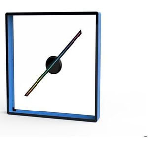 Holografische waaier, 42 cm/16,53 inch ventilator en 45 cm afdekking 3D-ventilator hologramprojector op afstand reclamedisplay led-bord holografische lampprojector waterdicht Videoprojector(P45 set Bl