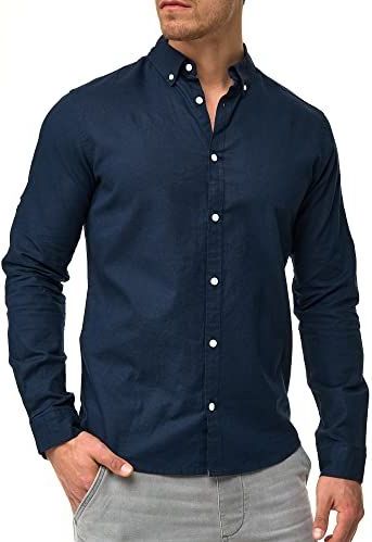 INDICODE JEANS Overhemd 'Brayden'  navy