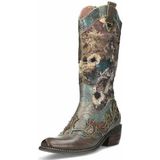 Laura Vita - Ercwinao 19 - Kuitlaarzen - Grijs-Khaki-Combi