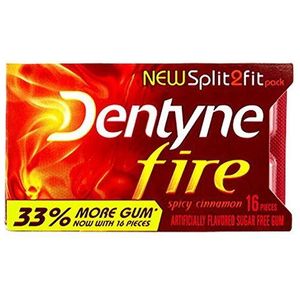 Dentyne Fire - Pittige Kaneel 18 g (Pack van 9)