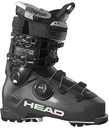 Head - Skischoenen Edge 105 W Hv Gw Boa Antraciet Dames - Dames - Maat 23,5 - Grijs