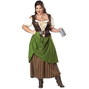 Tavern Maiden Dress Costume Adult Plus 18-20