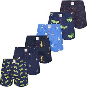 Heren Boxer Multipack Classic Checks katoenen boxershorts geweven geweven geweven webboxer onderbroeken Phil & Co. kleurkeuze, Motieven 3, L