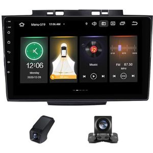 Android 14 2 Din Autoradio geldt voor Great Wall Hover Haval H5 1 2010-2017 Ingebouwd CarPlay/Android auto/DSP-processor/GPS-navigatie Bluetooth 9 Duim Touch screen/Stuurbediening(C10 Pro)